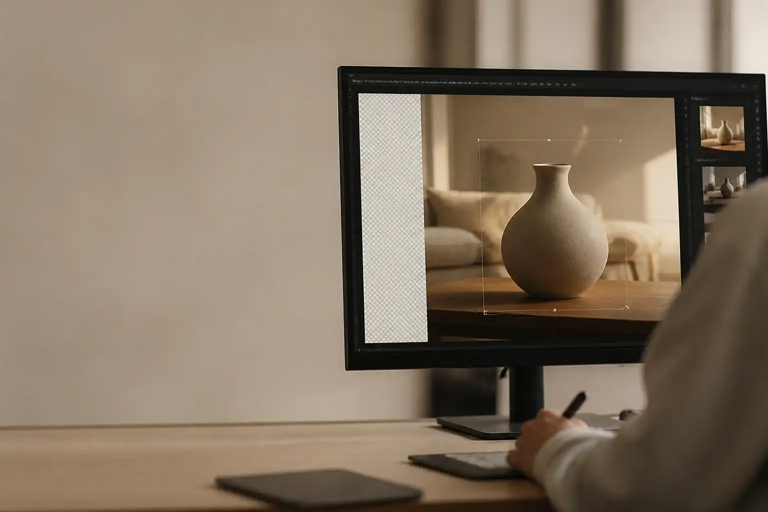 Objekte mit „Harmonisieren“ in Photoshop an Licht und Farbe anpassen